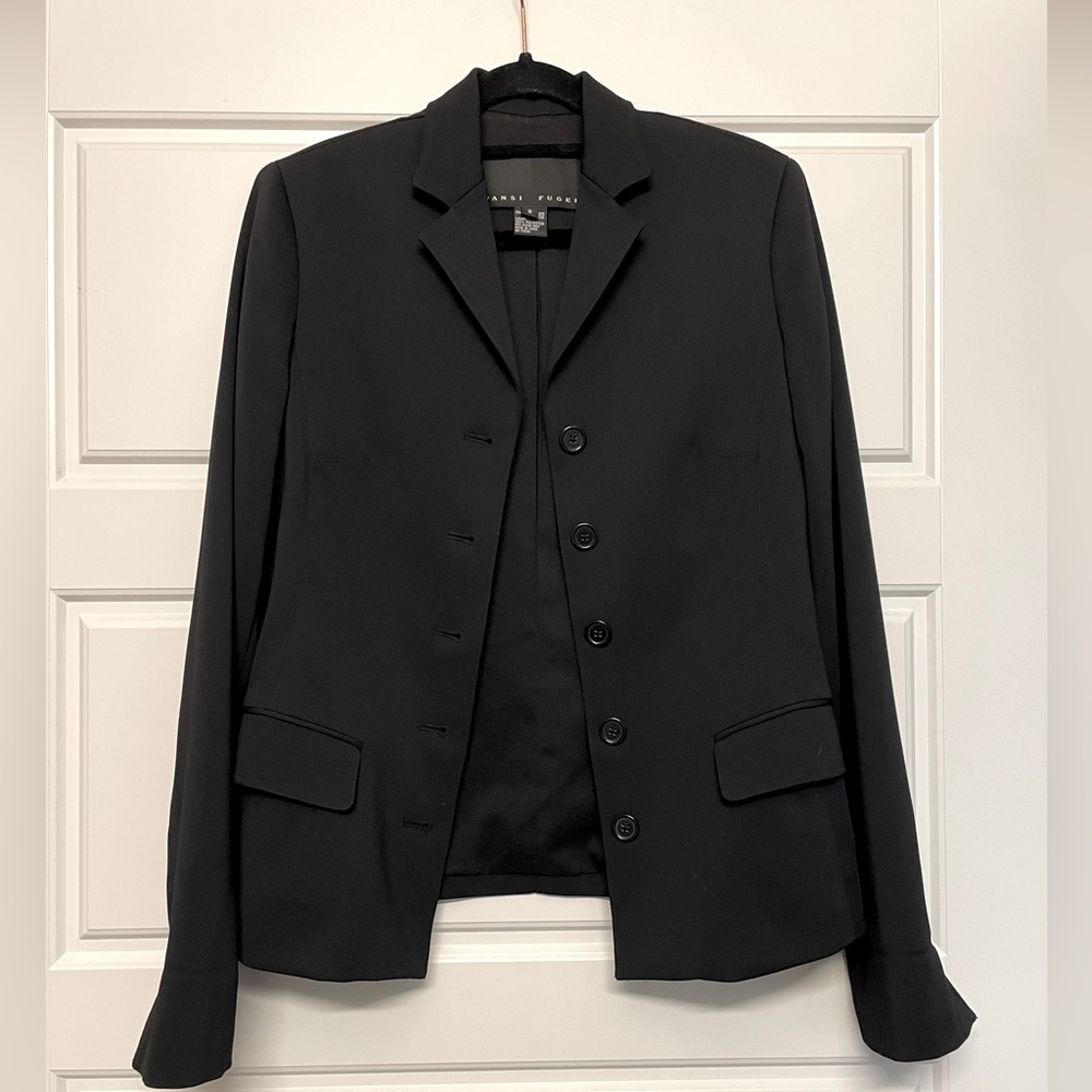 Yansi Fugel black pantsuit